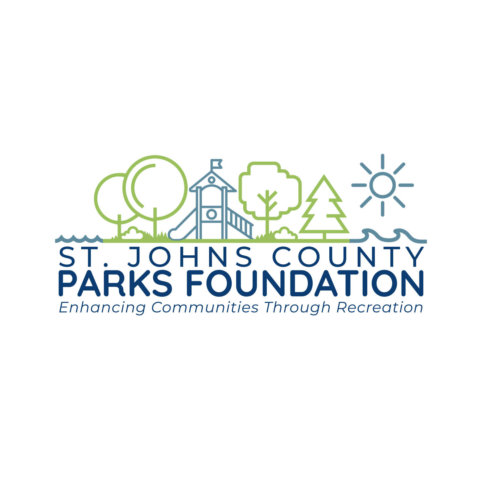 St. Johns County Parks & Recreation “Just Tri It” Kids Triathlon - logo